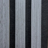 Acoustic Slatted Wall Panel – Dark Grey | Soundproofing & Stylish image 0